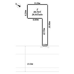 物件画像 市川市福栄土地　2区画