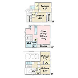 ハートフルタウン市川市塩焼1丁目　Ｂ号棟