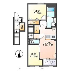 物件の間取り