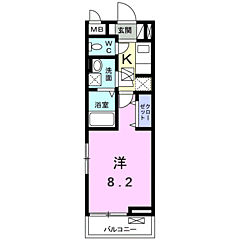 物件の間取り
