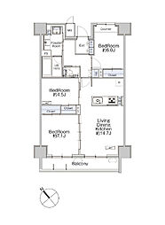 間取図画像 3LDK