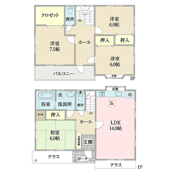 間取りを拡大表示