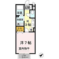 モナリエ 201 ｜ 滋賀県大津市雄琴2丁目4-1（賃貸アパート1K・2階・26.52㎡） その2