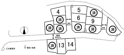 区画図：14号地