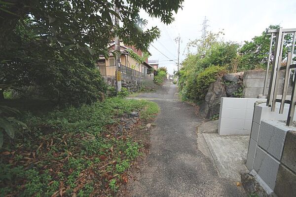 Beautiful mountainous landscape with colorful sky