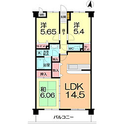 アヴァンティ! 3LDKの間取図画像