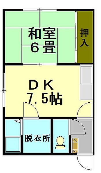 ＰｉｎｅＶｉｌｌｇｅ（パインビレッジ） 101｜北海道小樽市松ケ枝1丁目(賃貸アパート1DK・1階・32.40㎡)の写真 その2