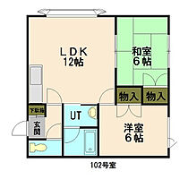 港丘ハウス 202 ｜ 北海道小樽市若竹町1-14（賃貸アパート2LDK・1階・51.84㎡） その2