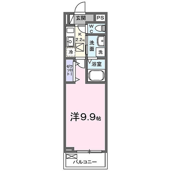 アリエッタ 103｜埼玉県北足立郡伊奈町栄4丁目(賃貸アパート1K・1階・29.72㎡)の写真 その2