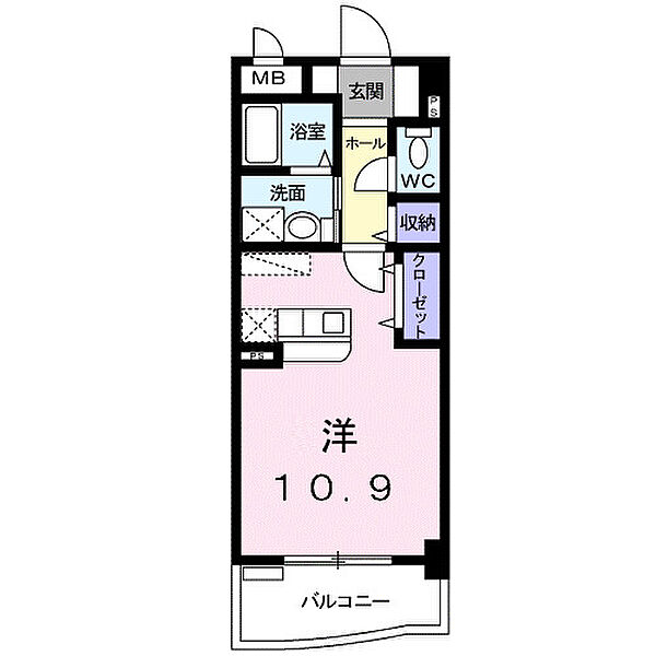 フィオーレV 103｜埼玉県北足立郡伊奈町学園2丁目(賃貸マンション1R・1階・30.68㎡)の写真 その2