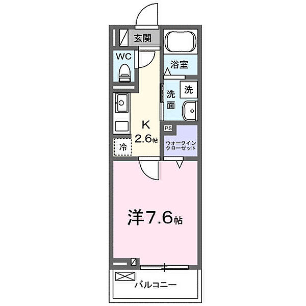 アリエッタ 202｜埼玉県北足立郡伊奈町栄4丁目(賃貸アパート1K・2階・27.66㎡)の写真 その2