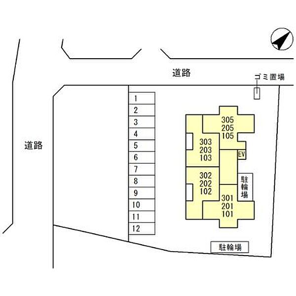 Pisces 101｜埼玉県南埼玉郡宮代町道佛3丁目(賃貸アパート2LDK・1階・60.49㎡)の写真 その3