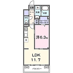 物件の間取り