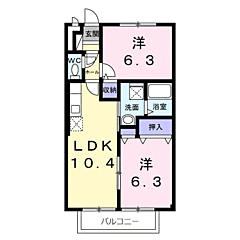 物件の間取り