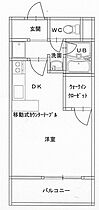 ヒルサイドＤＩ  ｜ 栃木県大田原市富士見1丁目（賃貸マンション1R・1階・27.22㎡） その2