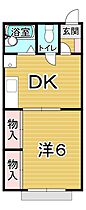 ボナール関口II 202 ｜ 東京都江戸川区大杉5丁目26-2（賃貸アパート1DK・2階・29.74㎡） その2