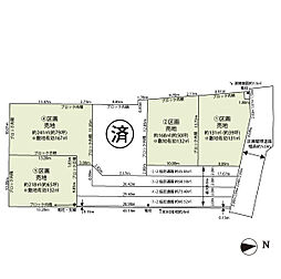 物件画像 飯能市笠縫　土地　4区画