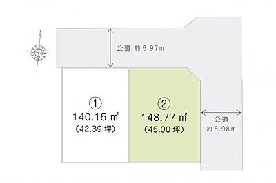 区画図：2号地区画図