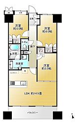 グランツ飯能クロスポイント 3LDKの間取図画像