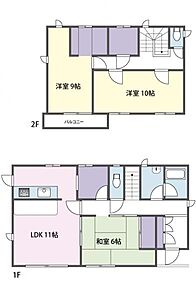 間取り：間取り図　3SLDK