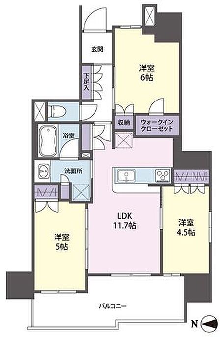 間取図 3LDK