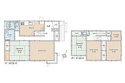 中古戸建 土地64坪 カースペース3台狭山市北入曽