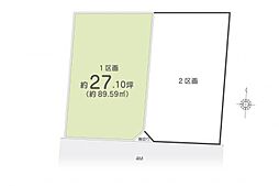 物件画像 所沢寿町2期 土地 全2区画　1区画