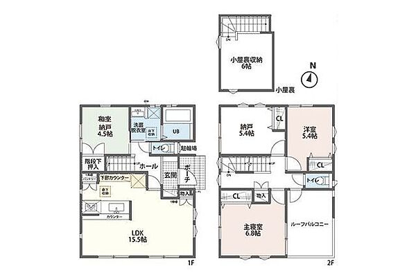 間取りを拡大表示