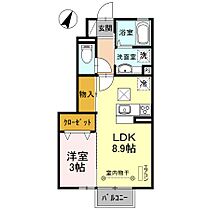 埼玉県鴻巣市箕田435-1（賃貸アパート1LDK・1階・32.94㎡） その2