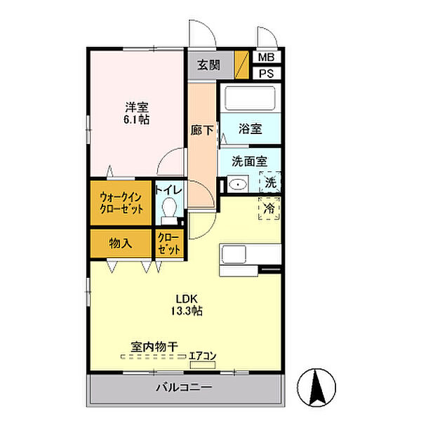 埼玉県行田市向町(賃貸アパート1LDK・2階・50.28㎡)の写真 その15