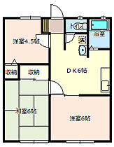 スカイハイツＢ 205 ｜ 埼玉県鴻巣市宮地4丁目（賃貸アパート2LDK・2階・47.54㎡） その2