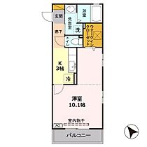 埼玉県鴻巣市箕田（賃貸アパート1K・1階・33.67㎡） その2