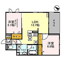 埼玉県北本市東間7丁目（賃貸アパート2LDK・1階・58.77㎡） その1