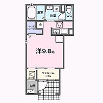 埼玉県行田市佐間1丁目18番34号（賃貸アパート1R・1階・29.40㎡） その2