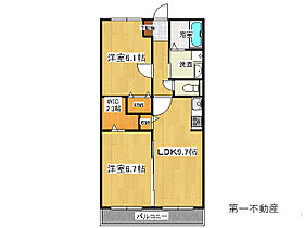 兵庫県西脇市小坂町（賃貸アパート2LDK・2階・53.97㎡） その2