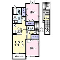 ヴェルサン・アベニュII 201 ｜ 兵庫県西脇市小坂町102-1（賃貸アパート2LDK・2階・58.48㎡） その2