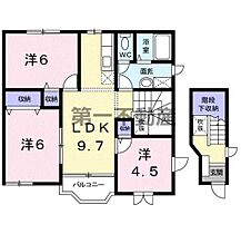 カーペンターII 203 ｜ 兵庫県加東市下滝野1丁目152（賃貸アパート3LDK・2階・65.98㎡） その2