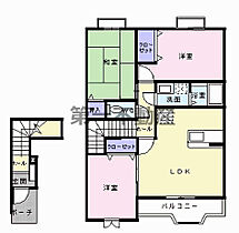 ラフレシールやしろＡ 203 ｜ 兵庫県加東市社1334（賃貸アパート3LDK・2階・69.09㎡） その2