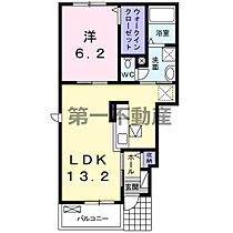 エレガンテ　ヴィラIII 101 ｜ 兵庫県加東市社1514-1（賃貸アパート1LDK・1階・45.27㎡） その2