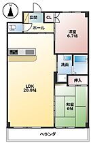 岐阜県大垣市藤江町2丁目185（賃貸マンション2LDK・3階・67.00㎡） その2