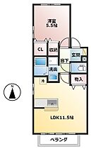 岐阜県大垣市島里2丁目（賃貸アパート1LDK・1階・41.22㎡） その2