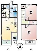 岐阜県養老郡養老町竜泉寺（賃貸アパート2LDK・1階・59.62㎡） その2