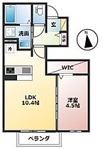 岐阜県大垣市切石町1丁目（賃貸アパート1LDK・1階・37.74㎡） その2