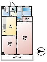 岐阜県大垣市長沢町6丁目1（賃貸アパート2K・3階・43.33㎡） その2