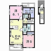 岐阜県大垣市長松町431番地2（賃貸アパート2LDK・2階・57.54㎡） その2