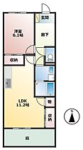 岐阜県大垣市熊野町2丁目（賃貸アパート1LDK・1階・45.55㎡） その2