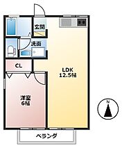 岐阜県大垣市内原1丁目（賃貸アパート1LDK・2階・39.32㎡） その2