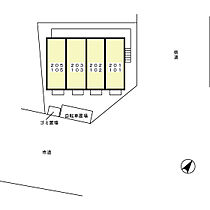 マーサ・クレストIII 105 ｜ 埼玉県北足立郡伊奈町中央2丁目（賃貸アパート1K・1階・26.52㎡） その3