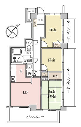 南東、北東角部...