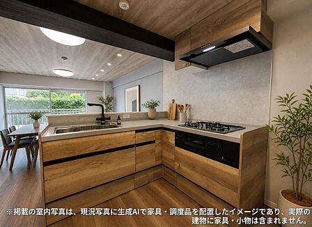 〈キッチン〉室内(2026年7月)撮影